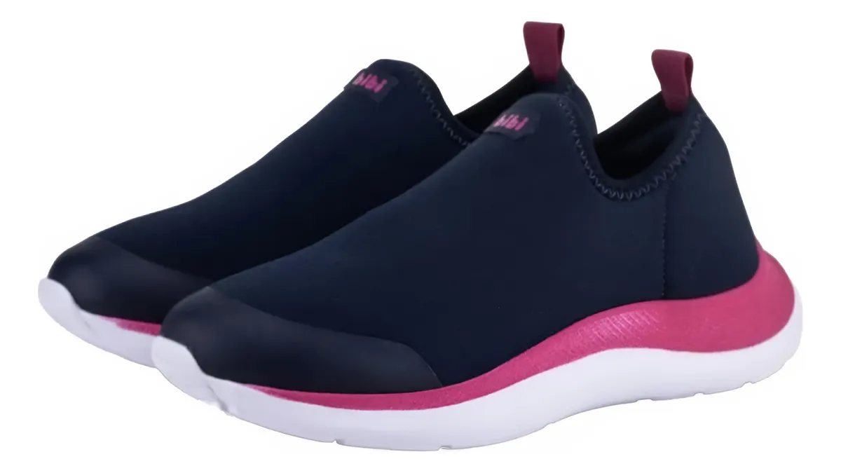 Tênis Bibi Action Tecido Naval Pitaya