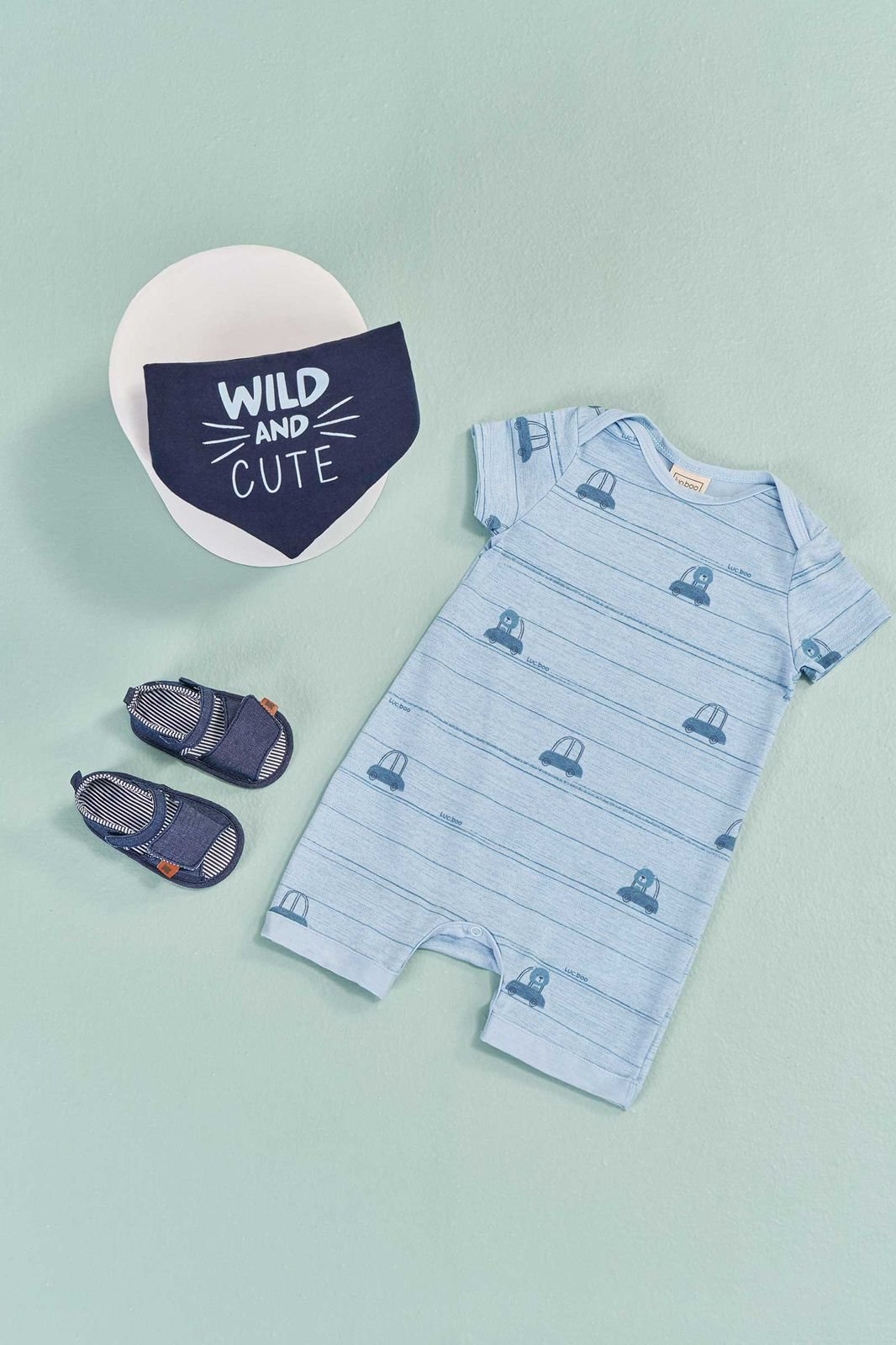 MACACAO EM COTTON E LENCO EM MEIA MALHA LUC.BOO 88846