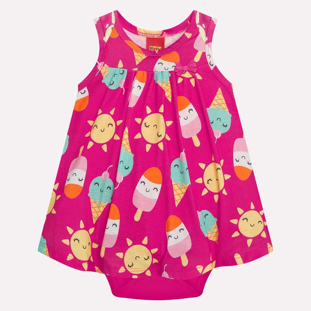 Vestido Bebê Menina em Algodão Kyly - Imagem 2