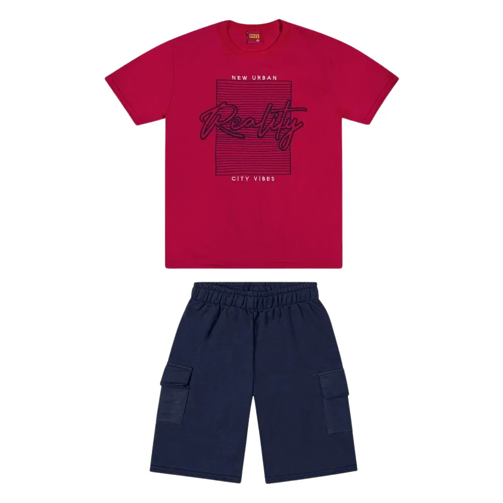Conjunto Juvenil Menino Verão Camiseta e Bermuda Kyly 1000625 - Imagem 2