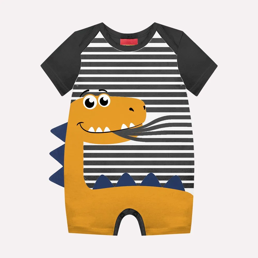 Macaquinho Bebê Menino Dinossauro Kyly - Imagem 3