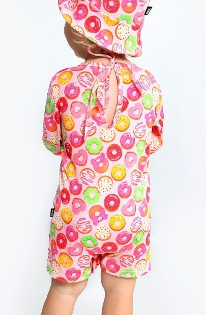 Macaquinho FPS50+ DONUTS Marujos e Sereias 335 Feminino – Pink - Imagem 2