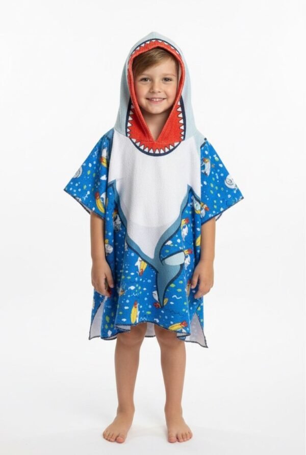 Toalha Infantil Tubarão - Marujos e Sereia