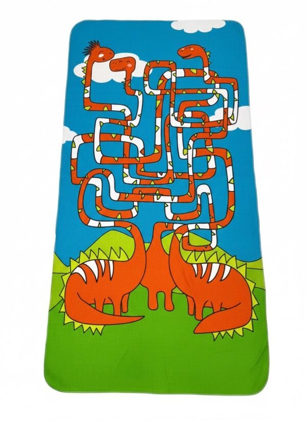 Toalha De Banho Marujos E Sereias Estampa Dinossauros