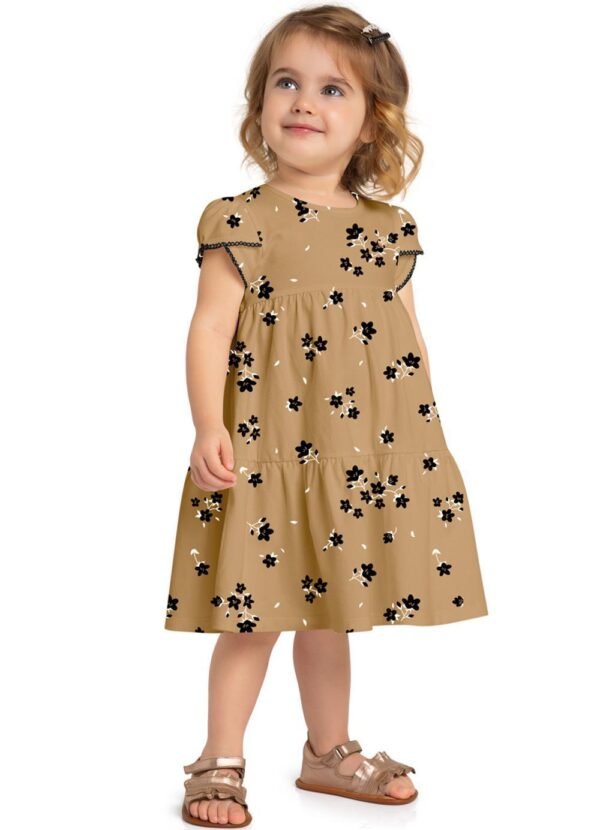 Milon - Vestido Infantil Menina Flores