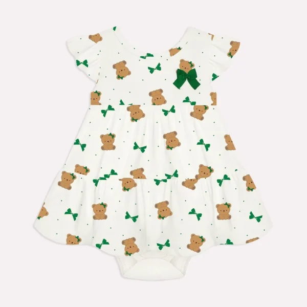 Vestido Bebê Menina Ursinhos Kyly