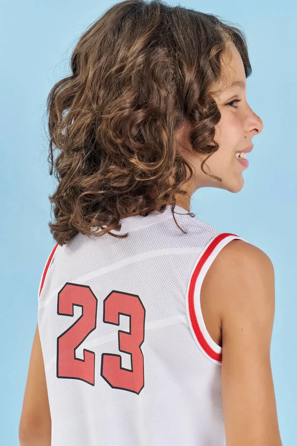 Conjunto de Regata em Malha Dry Space Green e Bermuda em Nylon Ergonomic com Elastano 88010 LucBoo Infantil Menino - Imagem 4