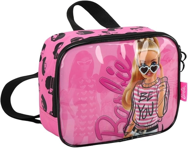 kit de Mochila Infantil Com Rodinha Barbie G Rosa - Imagem 2