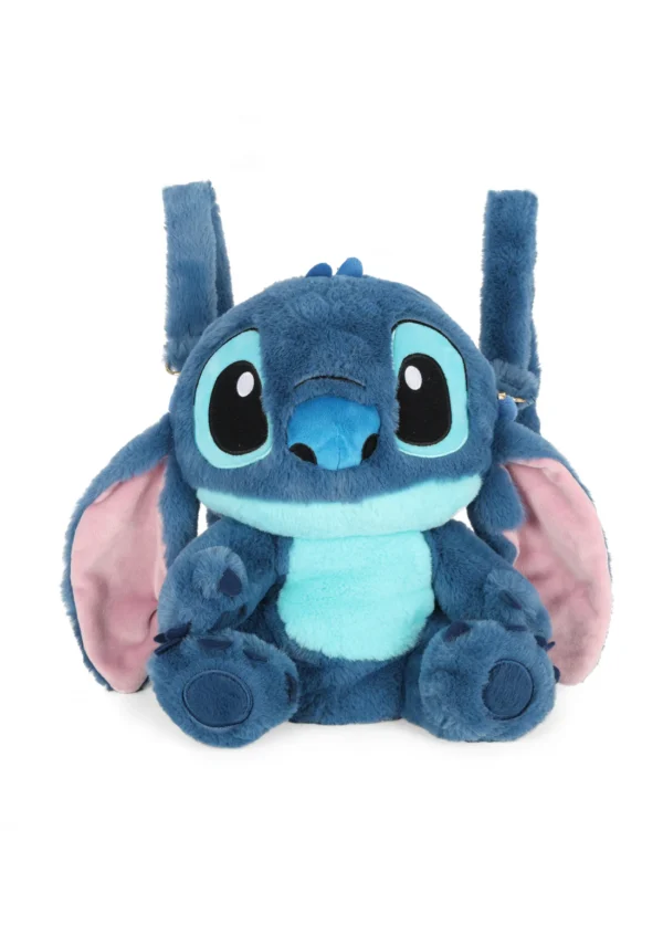 Mochila de Costas Pequena Juvenil Stitch 3D Disney