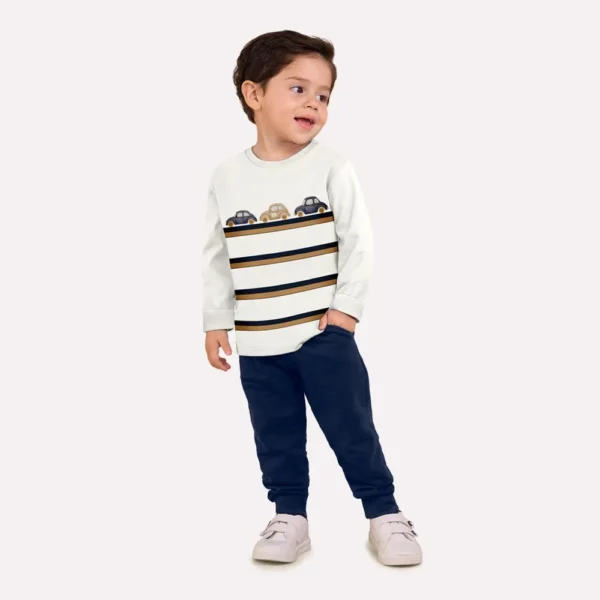 Conjunto Infantil Menino Carrinhos Milon