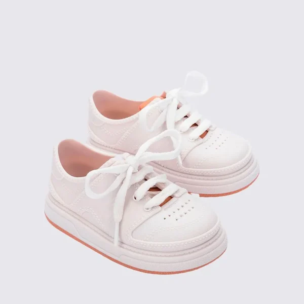 Mini Melissa Bold Sneaker Baby Branco Bege