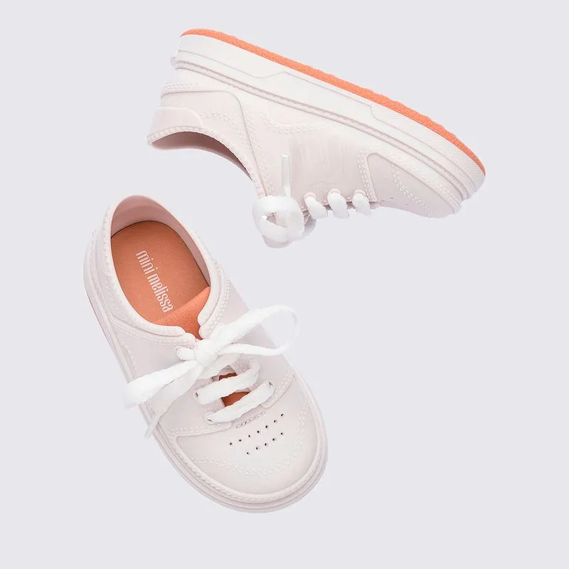 Mini Melissa Bold Sneaker Baby Branco Bege - Imagem 2