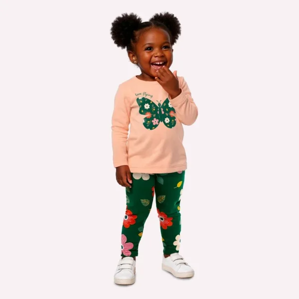 Conjunto Infantil Menina Borboleta Kyly