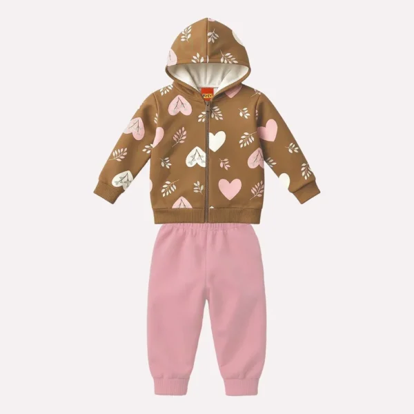 Conjunto Infantil Menina Corações Kyly