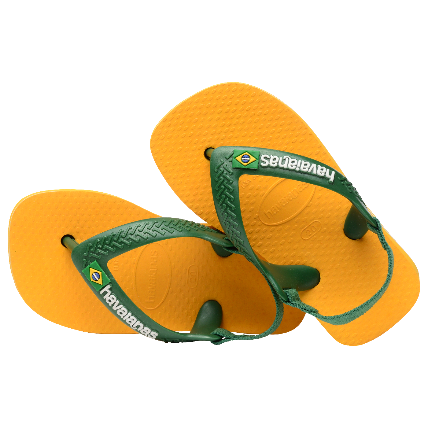 Chinelo Havaianas Baby Brasil Logo - AMARELO - Imagem 2