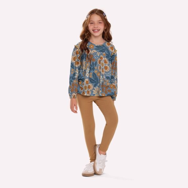 Conjunto Infantil Menina Flores Nanai