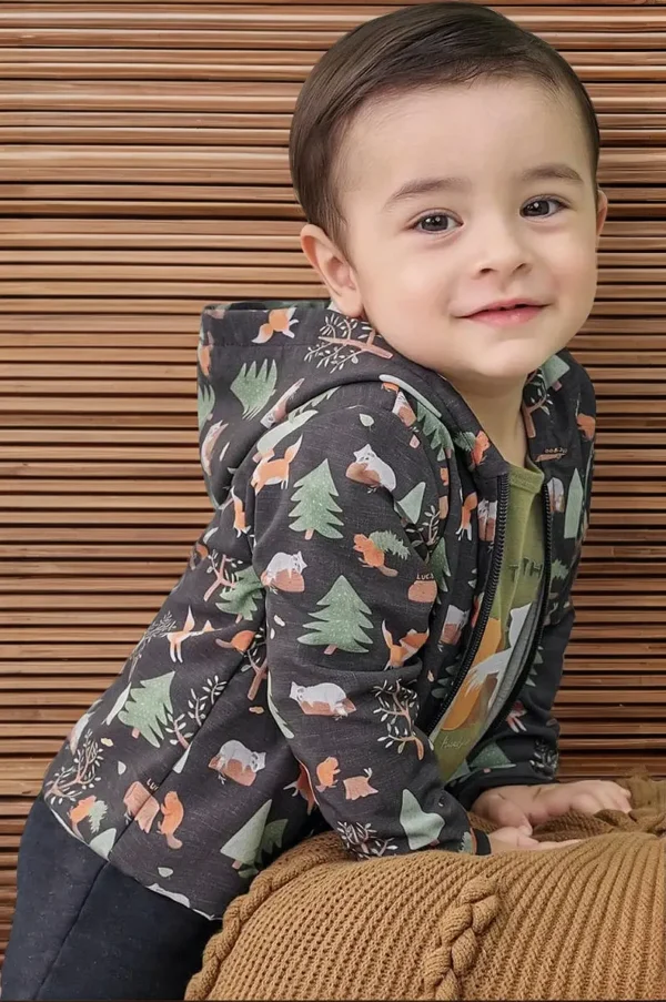 Jaqueta Corta Vento Preto Luc.boo Nylon Ergonômico Inverno