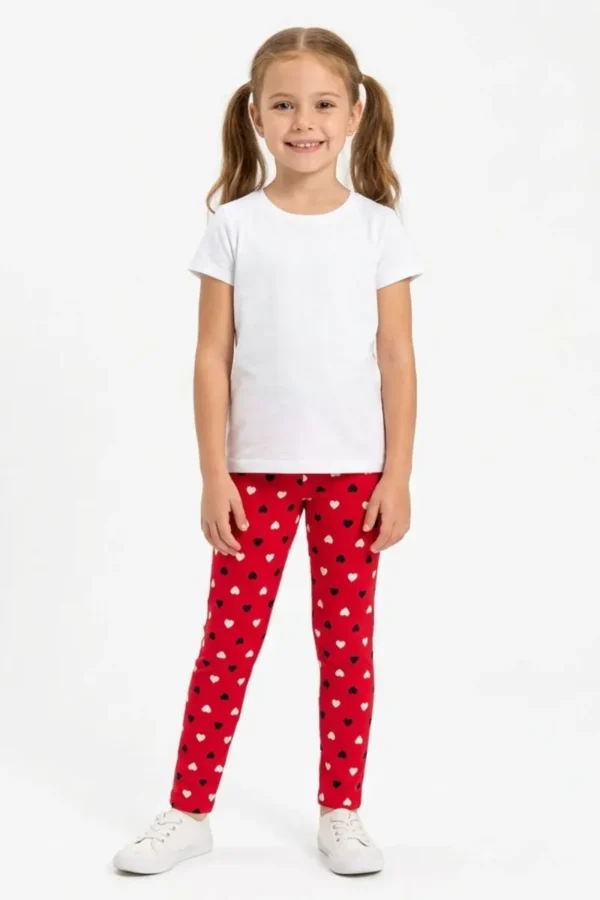 Legging Menina Estampada Com Flanela Kyly