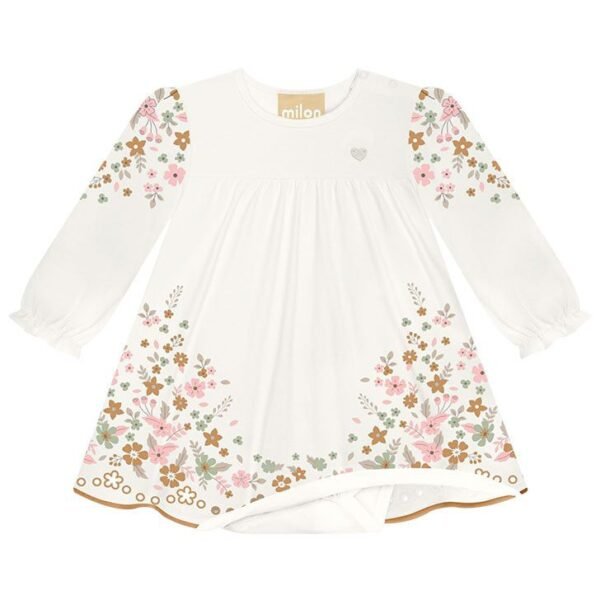 Vestido Milon Baby Floral Off White