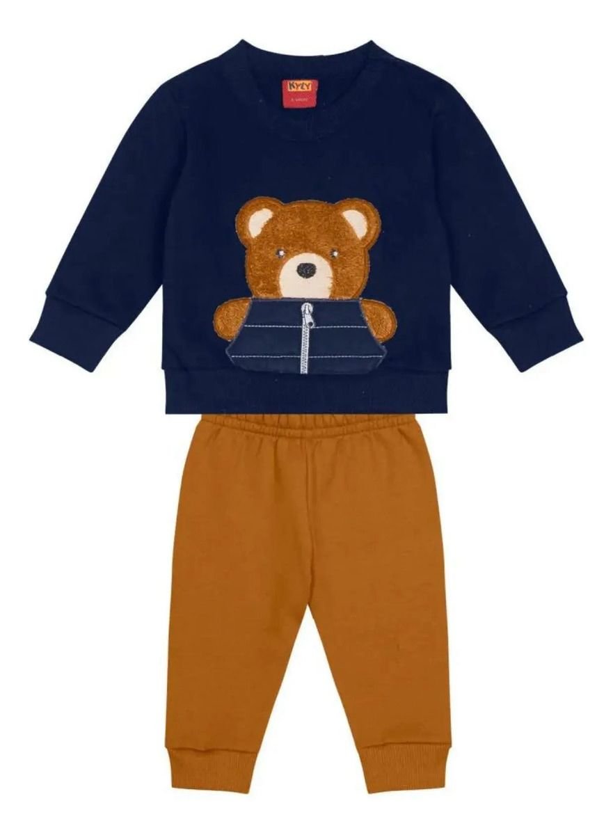 Conjunto Infantil Masculino Bordado Inverno, Kyly