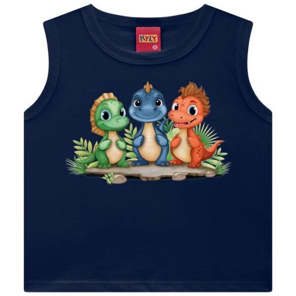 Regata Infantil Masculino Kyly Dinos