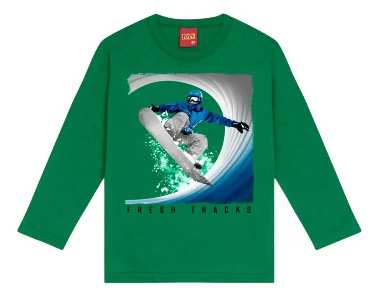 Conjunto Menino Meia Estacao Surf Fresh Tracks - kyly - Imagem 3