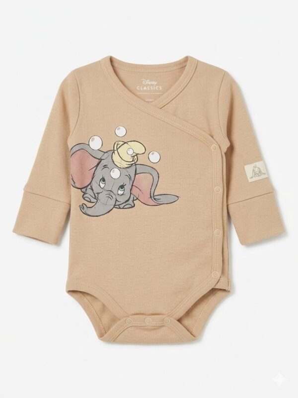 Body Infantil Unissex Kimono Dumbo - Hering Kids + Disney Classics