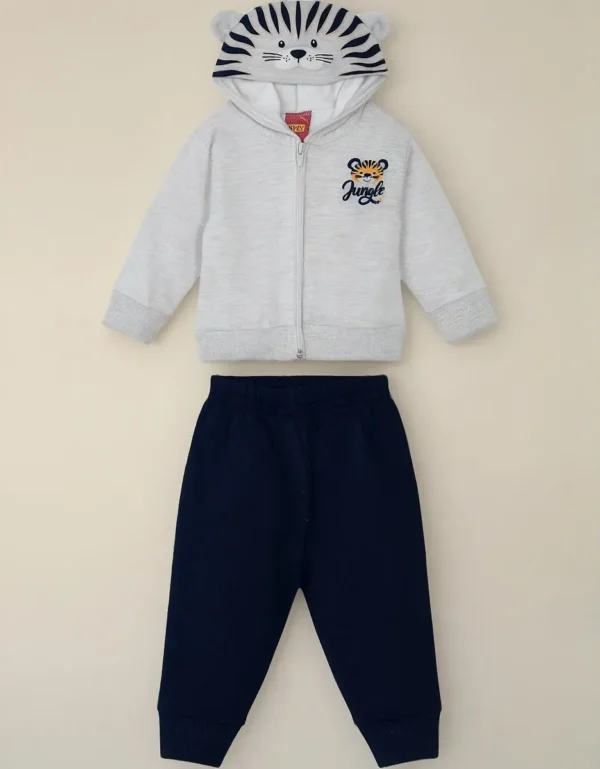 Conjunto Infantil Kyly De Frio Menino Blusa+calça Jungle
