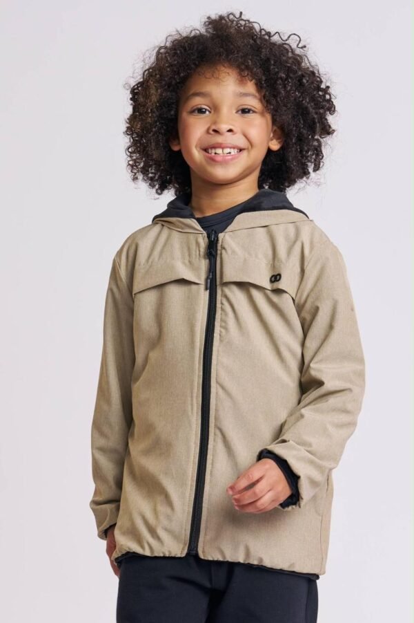 Jaqueta Corta Vento em Nylon Mesclado com Elastano 91823 LucBoo Infantil Menino