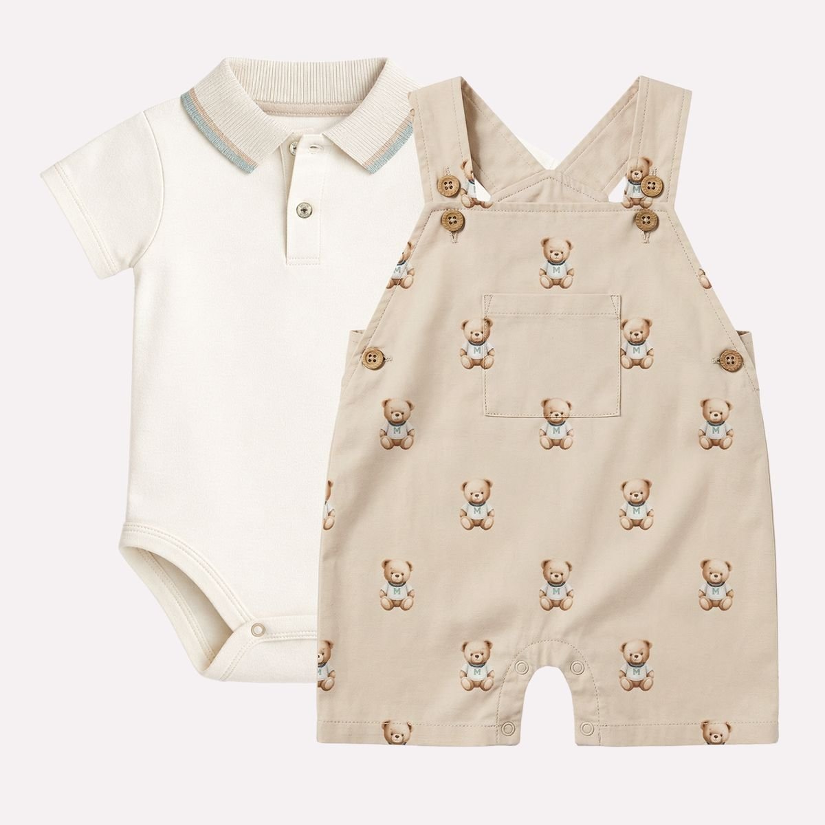 Conjunto bebe ursinho Milon ref 2001860 - Imagem 2