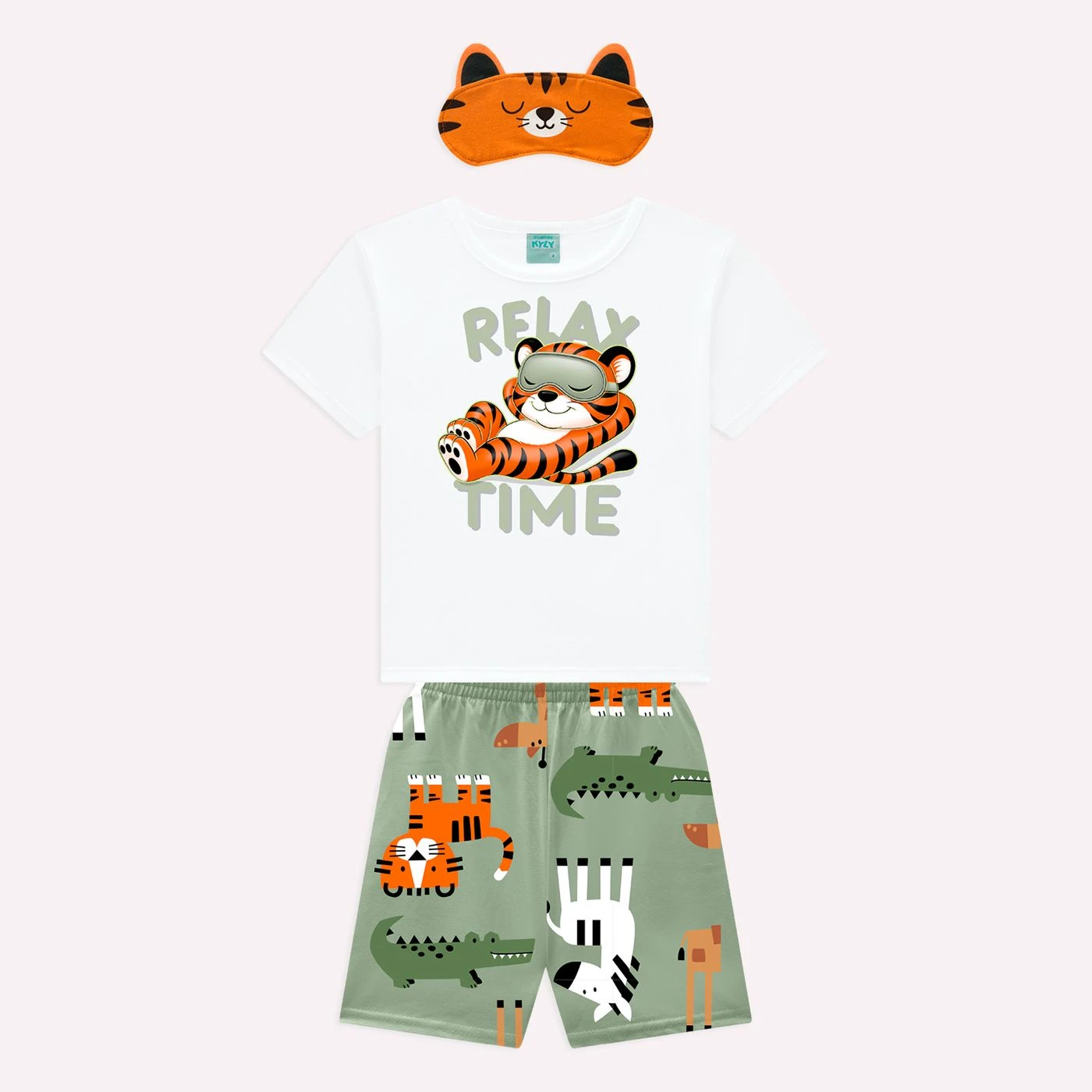 Pijama infantil menino com mascara Kyly ref 1001977 - Imagem 2