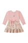 Vestido em Cotton e Malha Power 90942 Kukiê Bebê Menina - Imagem 2